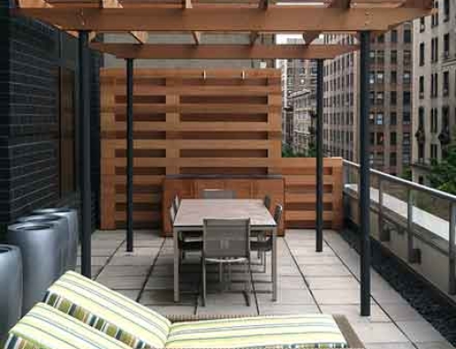 Terrace roof: contrivance, materials and technologies