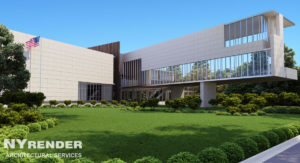NY gov and edu architectural rendering